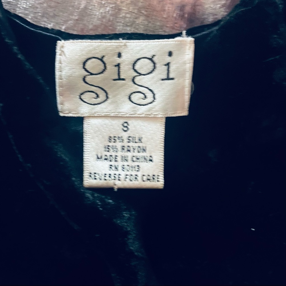 Stunning VNTG y2k Gigi Velvet Silk Floor Length Slip Dress - Picture 9 of 13
